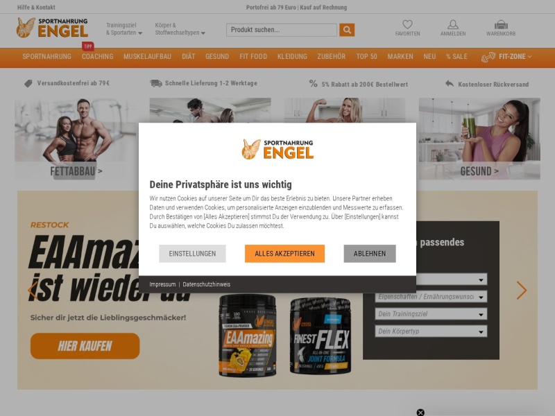 Sportnahrung Engel